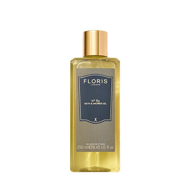 Floris London No.89 Bath & Shower Gel 250ml bottle with gold cap